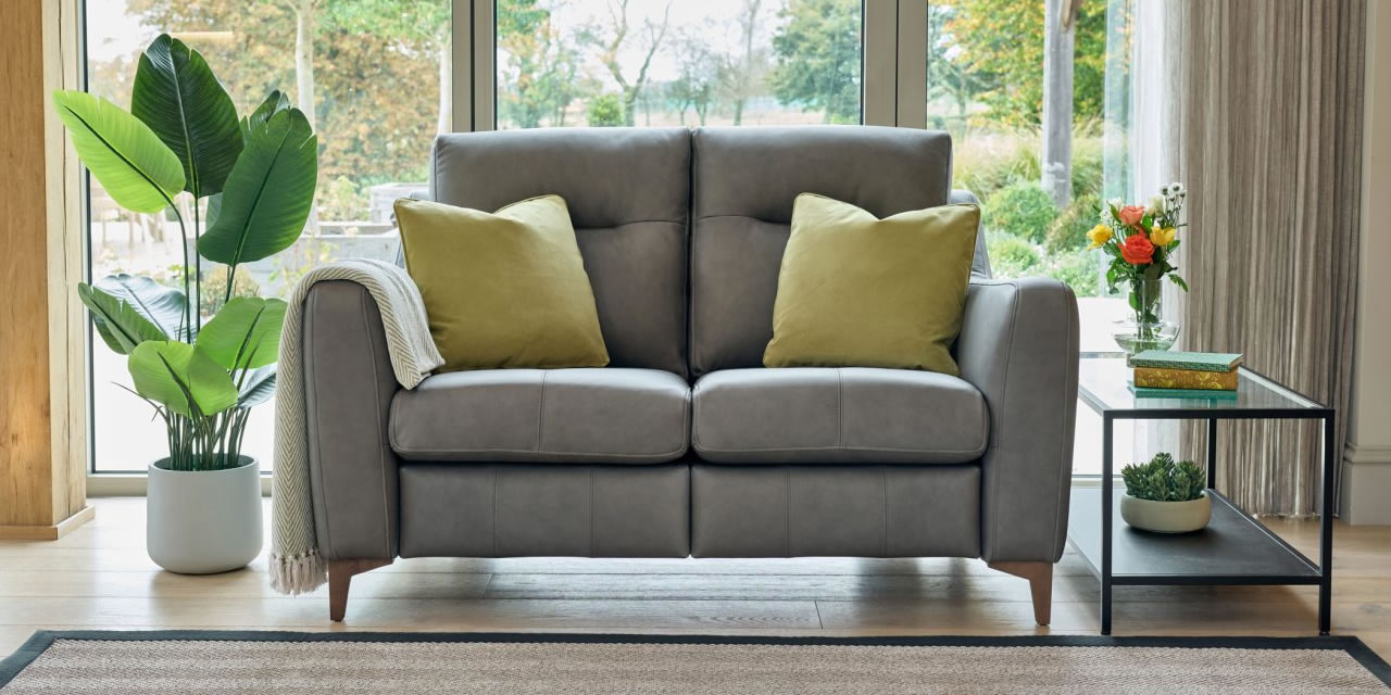 G Plan Austen Small Leather Sofa